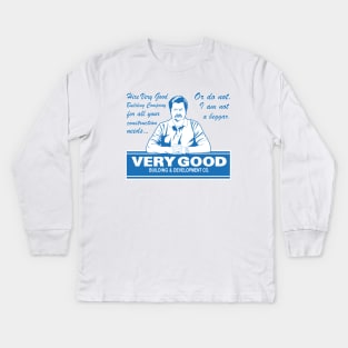 Very Good Building Kids Long Sleeve T-Shirt